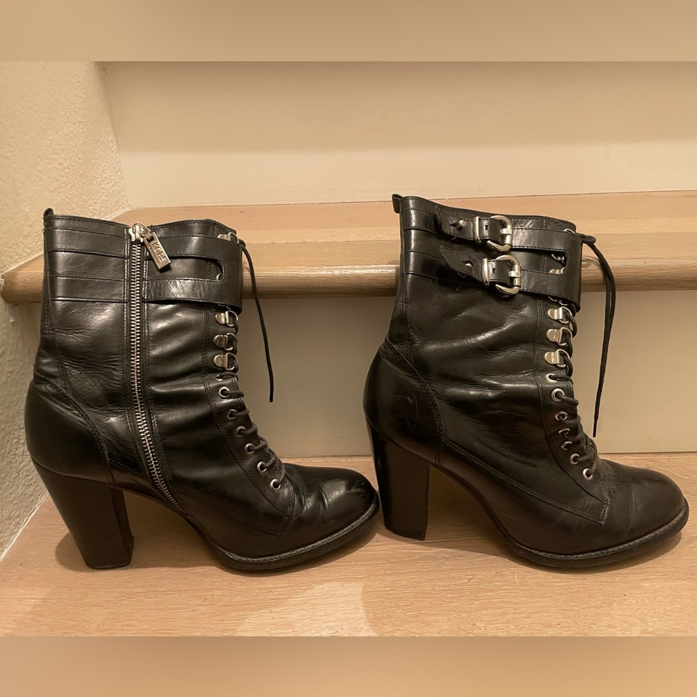 Kors Michael Kors Black Lace-up Boots